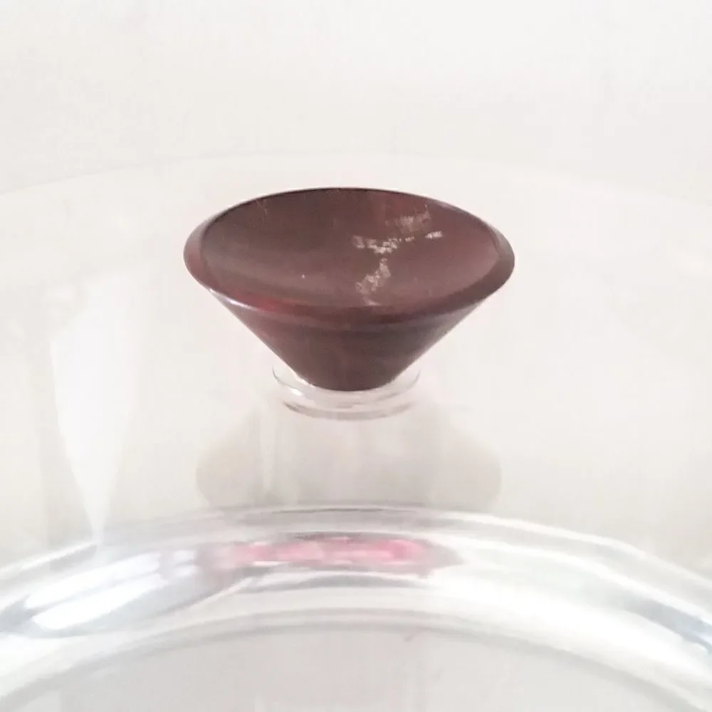 Vintage cake plate with plastic top metal base
